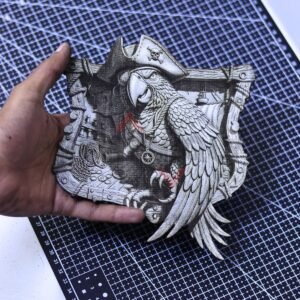 Pirate Parrot 3D Illusion