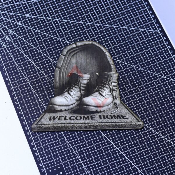15 Laces of Homecoming 3D illusion Laser File - SVG, WWS, XCS, LBRN2