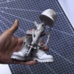 Military Fallen Soldier Memorial 3D Illusion Laser File - SVG, WWS, XCS, LBRN2