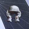 Veteran Helmet 3D Illusion Laser File - SVG, WWS, XCS, LBRN2