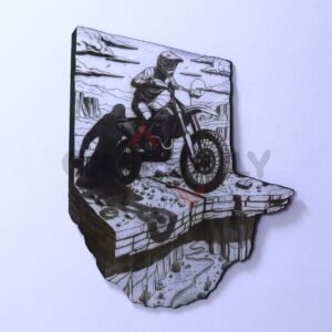 Sunset Cliff Send 3D Illusion