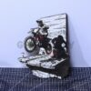 Motocross Cliff Jump 3D Illusion Laser File - SVG, WWS, XCS, LBRN2