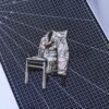 Military Jacket on Chair 3D Illusion Laser File - SVG, WWS, XCS, LBRN2