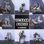 🪖 Veteran Memorial Laser Bundle (8-Pack)