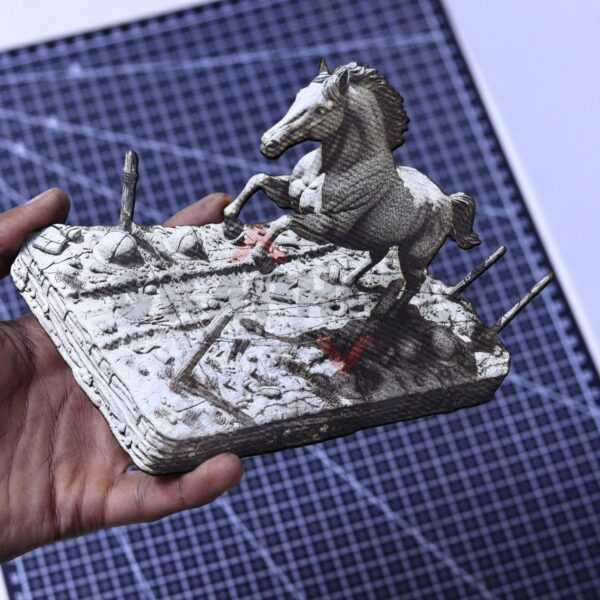 War Horse Running 3D Illusion