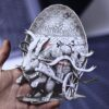 Bunny Cart with Easter Eggs 3D Illusion