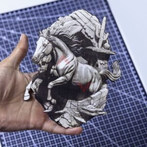 Desert Canyon Horse 3D Illusion