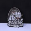 Happy Easter Day Sign 3D Illusion Laser File - SVG, WWS, XCS, LBRN2