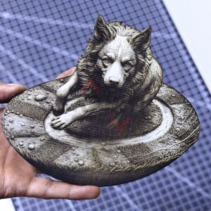 Loyal Sentinel Dog 3D Illusion