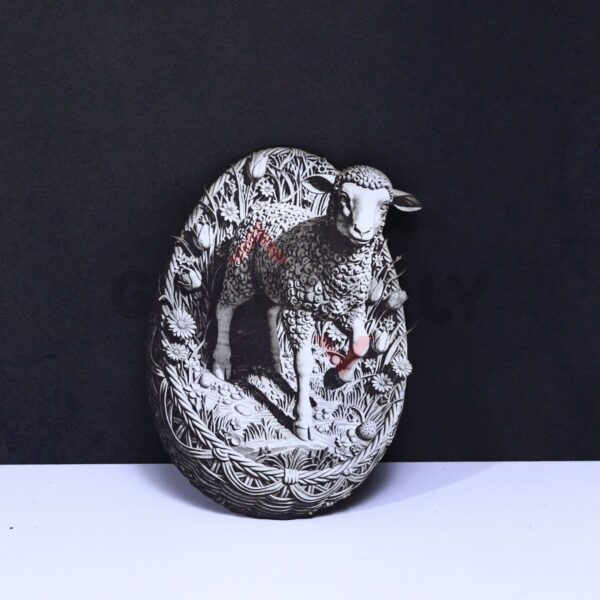 14 Easter Lamb Design 3D Illusion Laser File - SVG, WWS, XCS, LBRN2