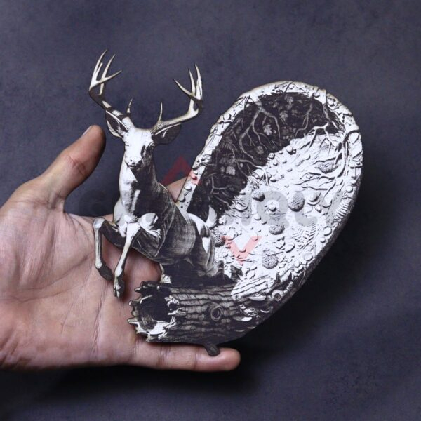 Deer Portal Jump 3D Illusion