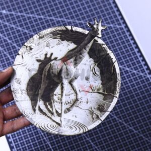 Giraffe Stepping Forward 3D Illusion