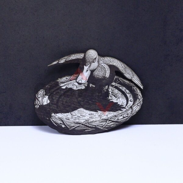 2 Splashwing Duck 3D Illusion Laser File - SVG, WWS, XCS, LBRN2