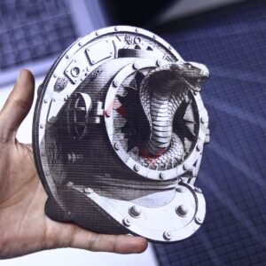 Cobra Through the Hatch 3D Illusion