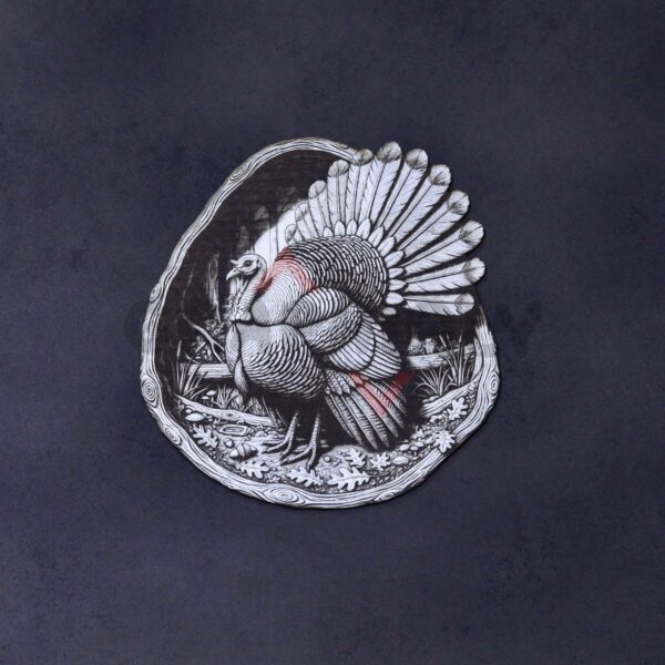 Nestguard Turkey 3D Illusion Laser File - SVG, WWS, XCS, LBRN2