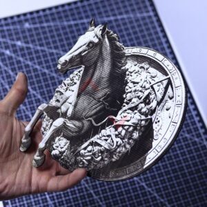 Rearing Horse Portal 3D Illusion