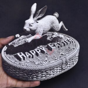 Happy Easter Jump 3D Illusion