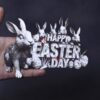 Bunny Family Greeting 3D Illusion Bunny Family Greeting 3D Illusion
