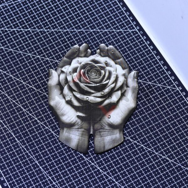 Rose Offering 3D Illusion Laser File - SVG, WWS, XCS, LBRN2