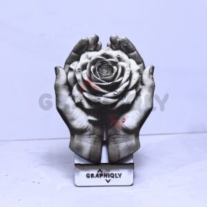 Rose Offering 3D Illusion