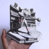 Baseball Batter Home Run Swing 3D Illusion