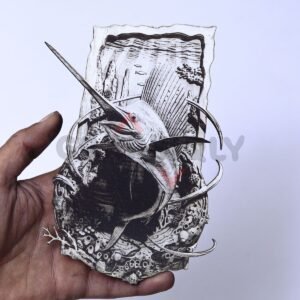 Deep Sea Swordfish 3D Illusion