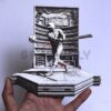 Baseball Batter Power Hitter 3D Illusion