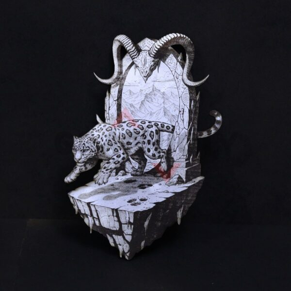 31 Horned Predator 3D Illusion Laser File - SVG, WWS, XCS, LBRN2