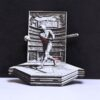 Baseball Batter Power Hitter 3D Illusion Laser File - SVG, WWS, XCS, LBRN2