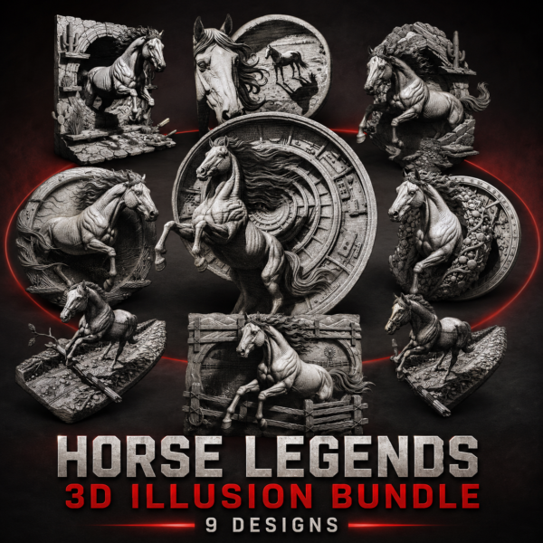 Horse Legends 3D Illusion Bundle