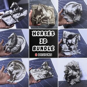 Horse Legends 3D Illusion Bundle 8 pack