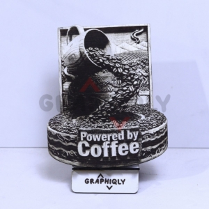 Powered by Coffee Beans 3D Illusion