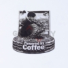 Powered by Coffee Beans 3D Illusion Laser File - SVG, WWS, XCS, LBRN2