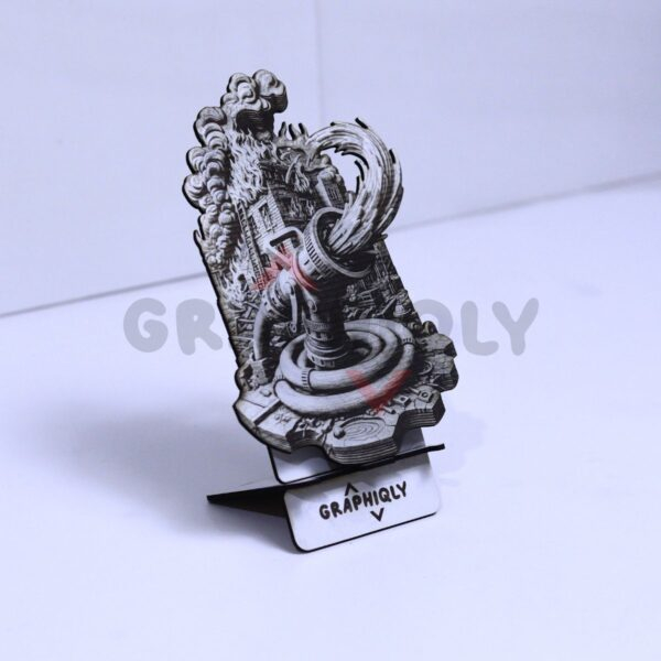 (2 Designs) Fire Hose Power 3D Illusion Laser File - SVG, WWS, XCS, LBRN2