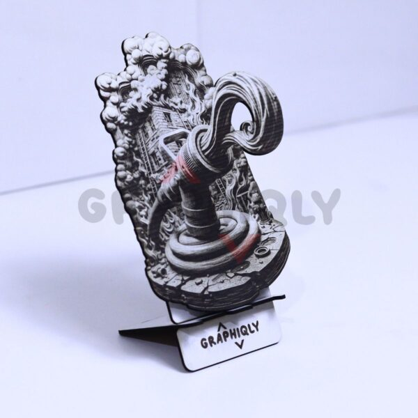 (2 Designs) Fire Hose Power 3D Illusion Laser File - SVG, WWS, XCS, LBRN2