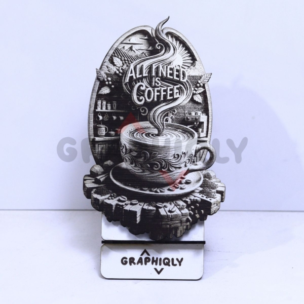 Coffee Cup Kitchen Decor 3D Illusion