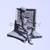 Basketball Layup Drive 3D Illusion Laser File - SVG, WWS, XCS, LBRN2