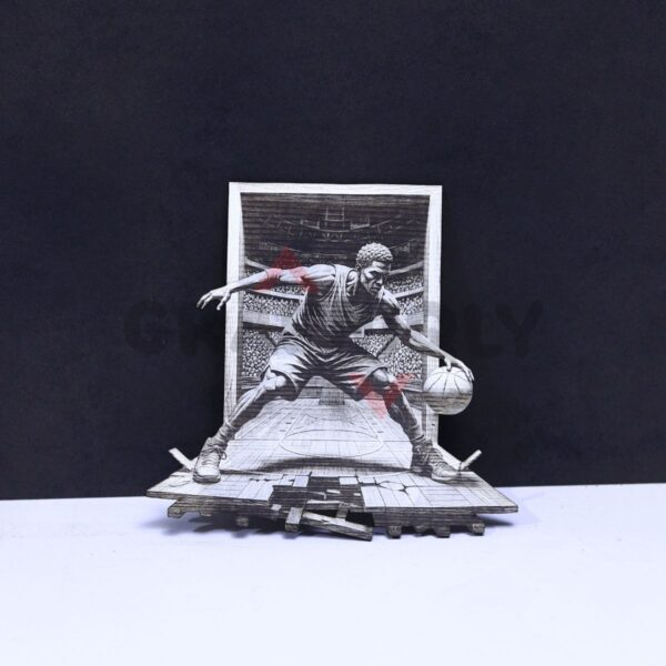 Basketball Wide Crossover 3D Illusion
