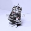 Firefighter Helmet Memorial 3D Illusion Laser File - SVG, WWS, XCS, LBRN2