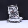 Basketball Triple Threat Stance 3D Illusion Laser File - SVG, WWS, XCS, LBRN2