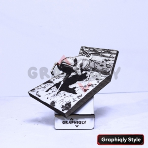 Deer Running on Slab 3D Illusion