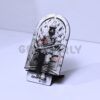 Firefighter Through Flames 3D Illusion Laser File - SVG, WWS, XCS, LBRN2