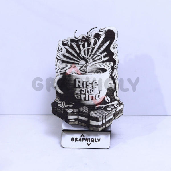 Coffee Lovers 3D Illusion Laser Engraving Bundle (8-Pack)