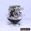 Tennis Player Power Backhand 3D Illusion
