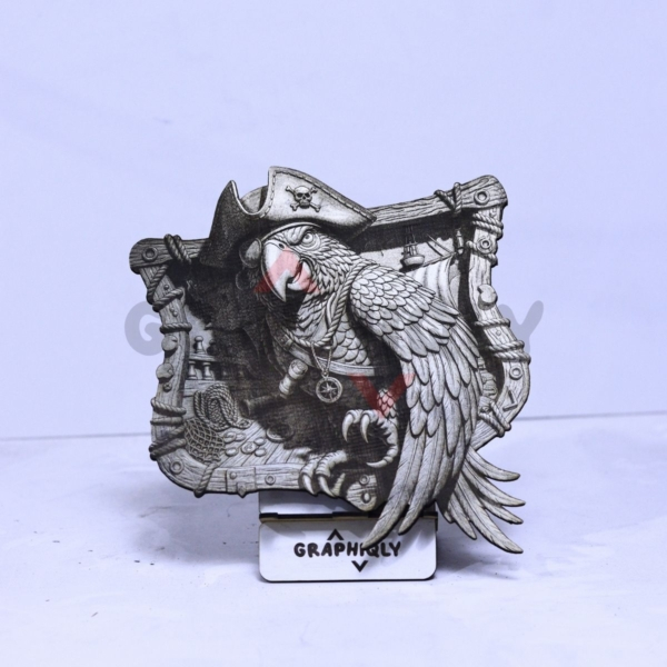 Pirate Parrot 3D Illusion