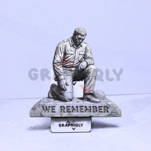 We Remember Soldier Tribute 3D Illusion