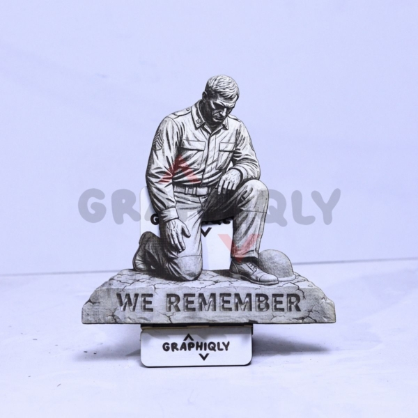 We Remember Soldier Tribute 3D Illusion We Remember Soldier Tribute 3D Illusion