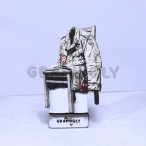 Military Jacket on Chair 3D Illusion