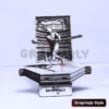 Baseball Batter Power Hitter 3D Illusion