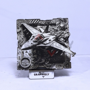 Modern Fighter Jet 3D illusion